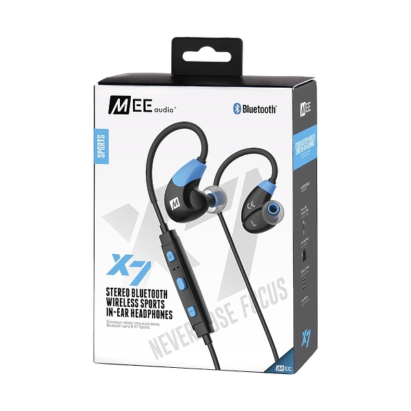 Наушники MEE Audio X7 Bluetooth In-Ear Blue/Black артикул 177638Si-1 фото 5