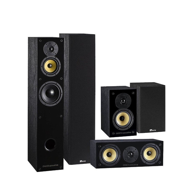 Комплект акустики Davis Acoustics Balthus Set 5.0 black ash (50+30+10) артикул 175845Si-1