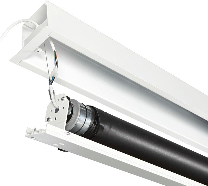 Экран Projecta (10105804) Проекционный экран в сборе Projecta Descender Electrol 173X300 см Matte White (без корпуса) совместим с корпусом 10800121 доп. черная кайма 20 см артикул 149396Si-1 фото 7