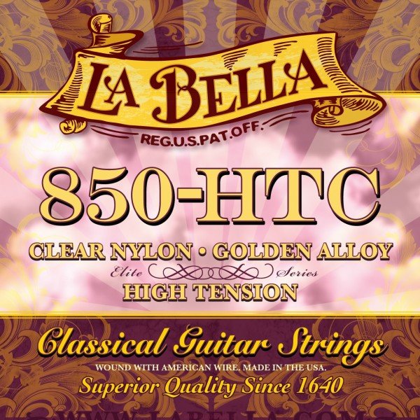 Струны для классической гитары La Bella 850-HTC артикул 291061Si-1