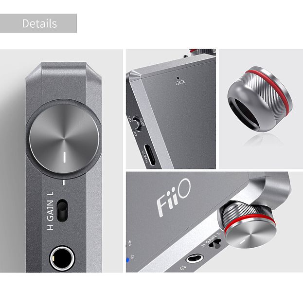 Усилитель для наушников FiiO A5 titanium артикул 155564Si-1 фото 9