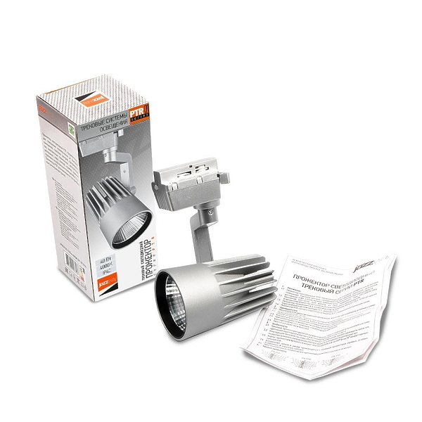 Светильник трековый JazzWay PTR 0140-2 40Вт GR артикул 281825Si-1 фото 3