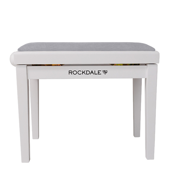 Банкетка ROCKDALE RHAPSODY 131 SV WHITE GREY артикул 303677Si-1