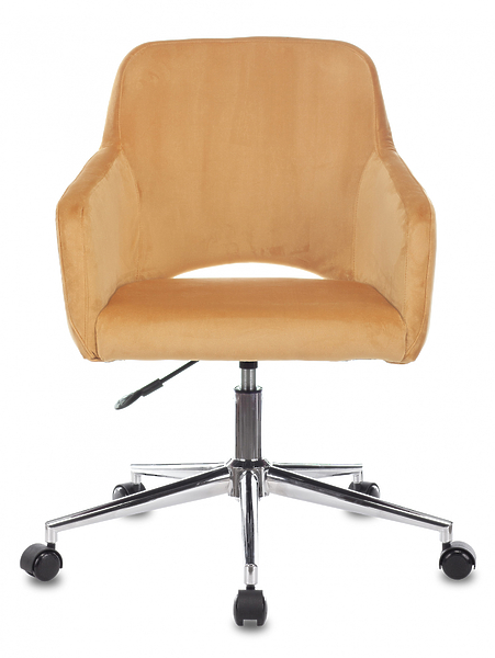 Кресло Бюрократ CH-380SL/9AMBER (Office chair CH-380SL amber Italia 9 cross metal хром) артикул 263380Si-1 фото 3