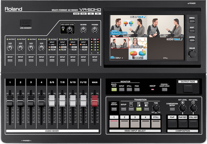 Микшер Roland VR-50HDMK2 артикул 301364Si-1 фото 4