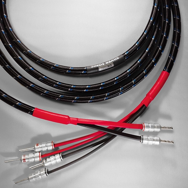 Акустический кабель DH Labs Q-10 Signature speaker cable bi-wire(2x4), banana 3m артикул 250013Si-1