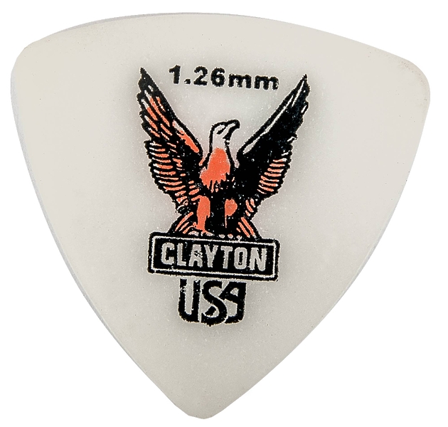 Медиаторы CLAYTON RT126/12 - 1.26 mm ACETAL polymer широкие 12 шт артикул 290643Si-1