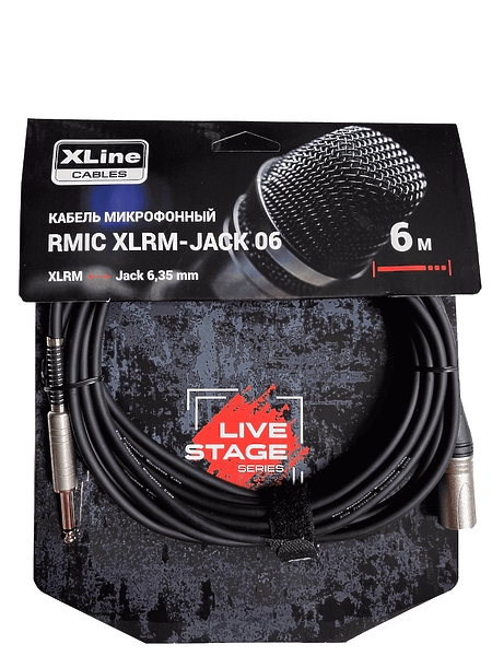 Кабель микрофонный Xline Cables RMIC XLRM-JACK 06 артикул 282533Si-1