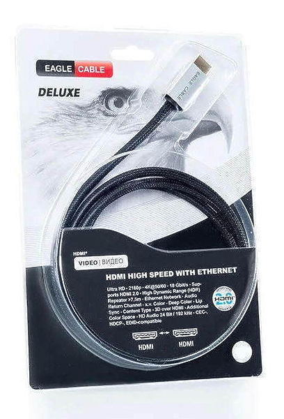 HDMI-кабель Eagle Cable DELUXE II High Speed HDMI Ethern. 10,0 m, 10012100 артикул 250147Si-1 фото 5