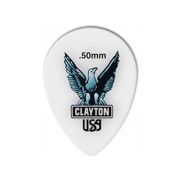 Медиаторы CLAYTON ST50/12 - 0.50 mm ACETAL polymer уменьшенный 12 шт артикул 290665Si-1