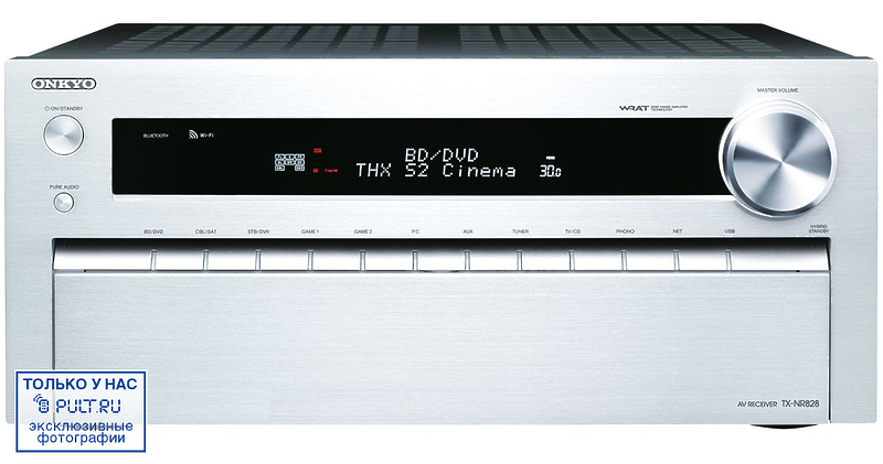 AV Ресивер Onkyo TX-NR828 silver артикул 383468FV-1 фото 3