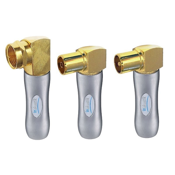 Разъем In-Akustik Exzellenz Antenna Plug F-Type 90 7mm (00652126) артикул 168705Si-1