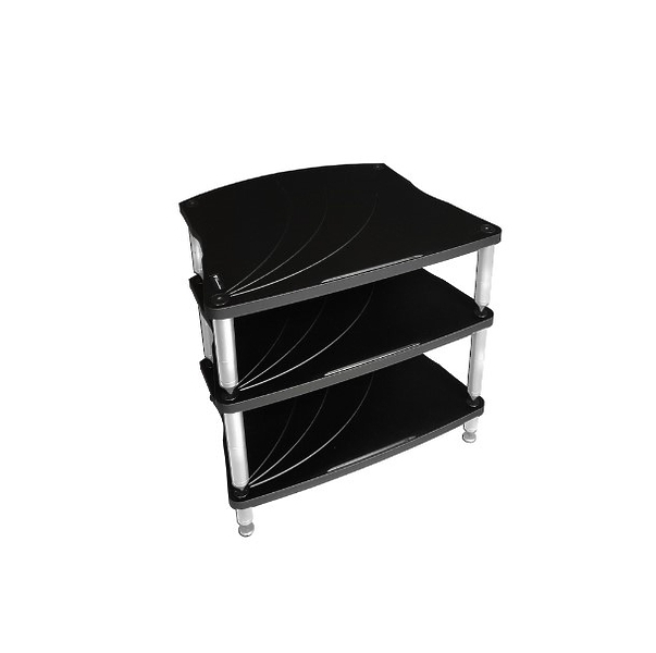 Стойка под Hi-Fi Bassocontinuo LYRA XL4 2.1 Cerbero Black 190 mm (ножки белые) артикул 286936Si-1