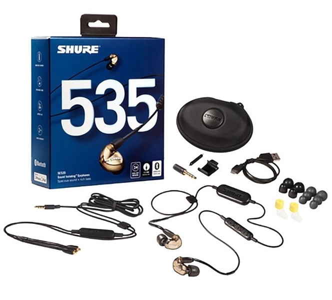Наушники Shure SE535-V+BT1-EFS артикул 180109Si-1 фото 7