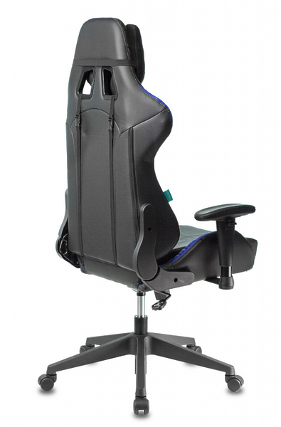Кресло Zombie VIKING 5 AERO BLUE (Game chair VIKING 5 AERO black/blue eco.leather headrest cross plastic) артикул 263438Si-1 фото 12