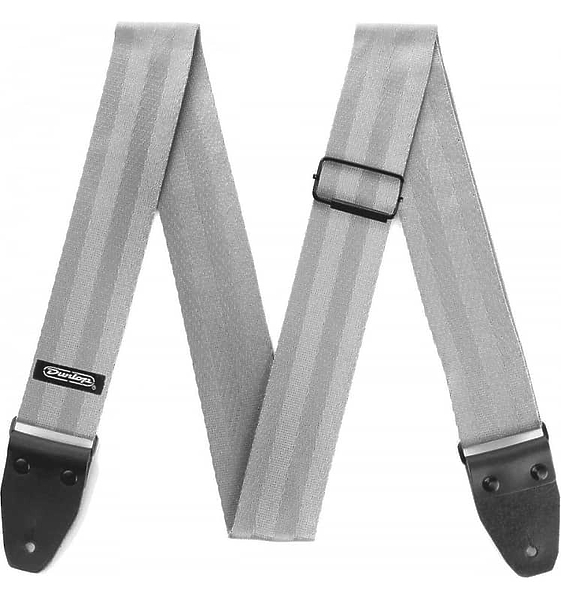 Ремень для гитары Dunlop DST7001GY Deluxe Seatbelt Grey артикул 279683Si-1