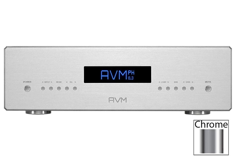Ламповый фонокорректор AVM PH 8.3 Cellini Chrome артикул 252975Si-1