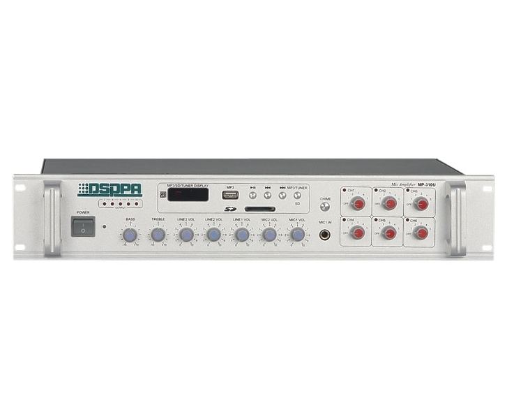 Микшер-усилитель DSPPA MP-610U артикул 143022Si-1