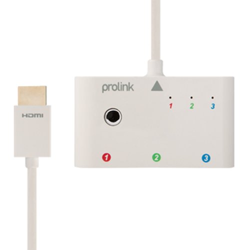 HDMI коммутатор Prolink MP201 (Свитчер HDMI 3 входа => 1 HDMI выход) артикул 119519Si-1
