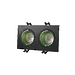 Светильник встраиваемый Denkirs DK3072-BK+GR (Black Green)