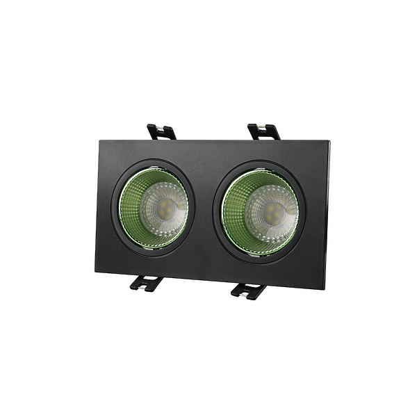 Светильник встраиваемый Denkirs DK3072-BK+GR (Black Green) артикул 270633Si-1