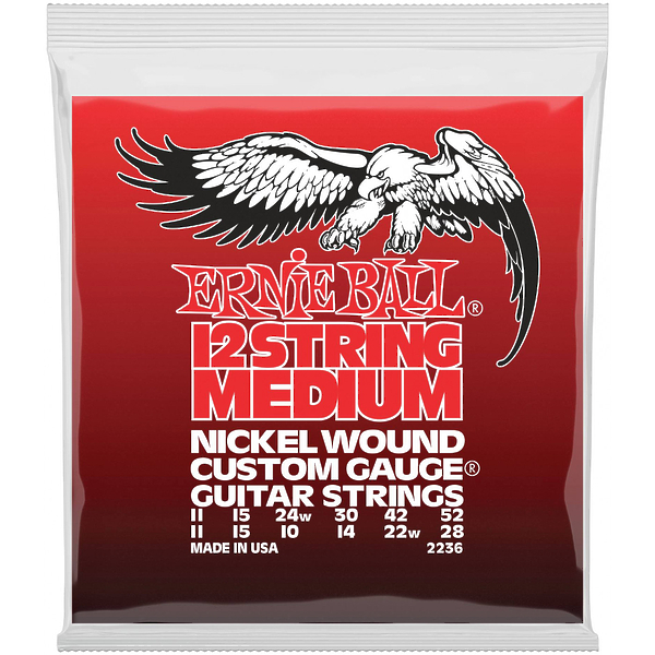 Cтруны для двенадцатиструнной гитары Ernie Ball Earthwood 2236 артикул 291232Si-1