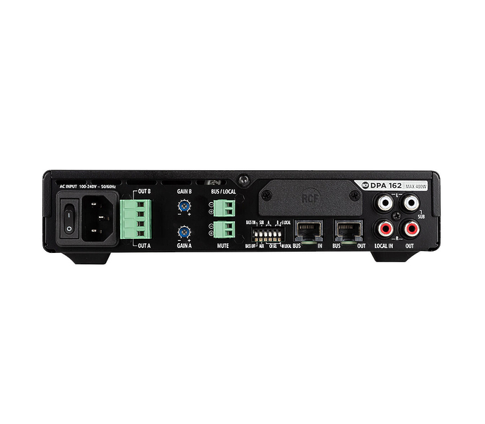 Цифровой усилитель RCF DMA 162P артикул 246296Si-1 фото 5