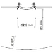 Полка с консолью SMS Flat shelf H grey + Consol