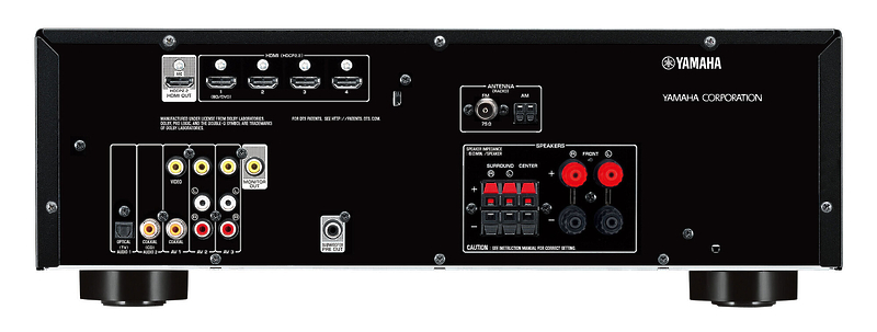 AV ресивер Yamaha RX-V381 black артикул 151295Si-1 фото 4