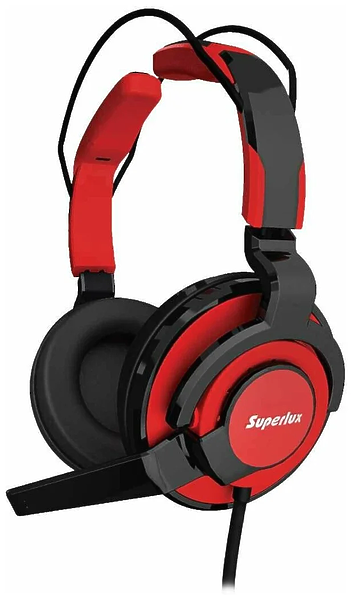 Профессиональная игровая гарнитура для ПК Superlux HMC631 Red артикул 264664Si-1