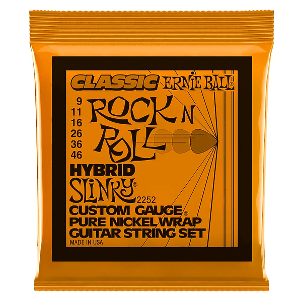 Струны для электрогитары Ernie Ball 2252 Classic Pure Nickel Hybrid Slinky артикул 291344Si-1