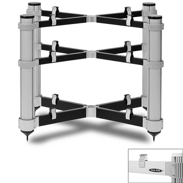 Подставка под Hi-Fi компоненты Solid Tech Rack of Silence 3 Regular White/Silver артикул 228354Si-1