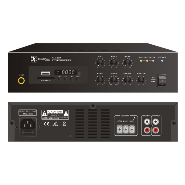 Усилитель DP Technology PA-60BT артикул 193259Si-1
