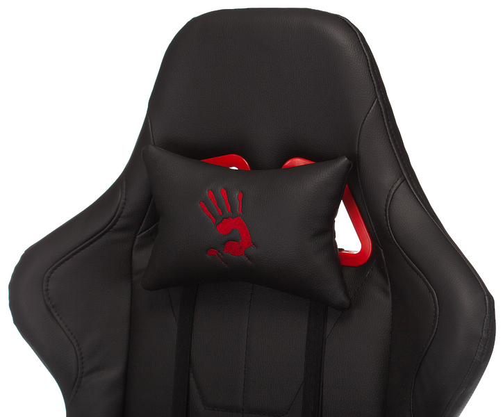 Кресло A4Tech BLOODY GC-550 (Game chair Bloody GC-550 black eco.leather cross) артикул 263445Si-1 фото 11