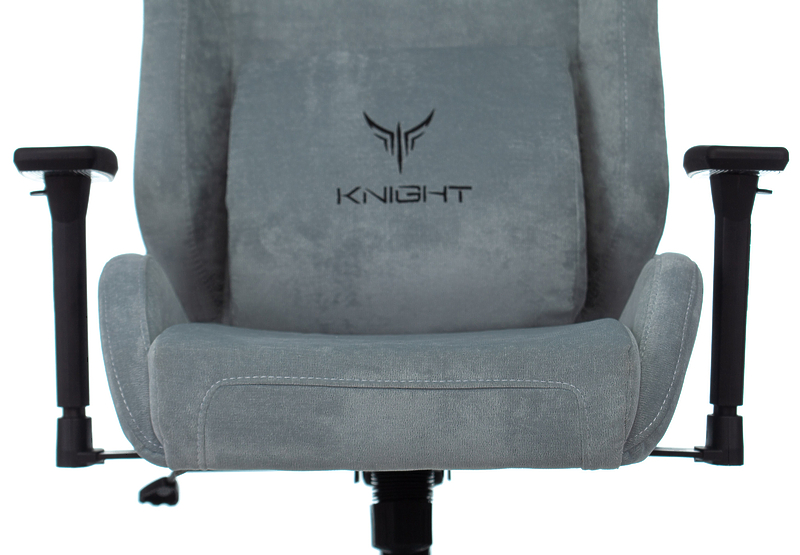 Кресло Knight N1 SKY (Game chair Knight N1 Fabric grey/l.blue Light-28 headrest cross metal) артикул 263337Si-1 фото 16