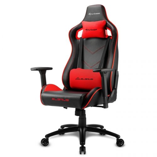 Кресло игровое Sharkoon ELBRUS 2 BK/RD артикул 269904Si-1