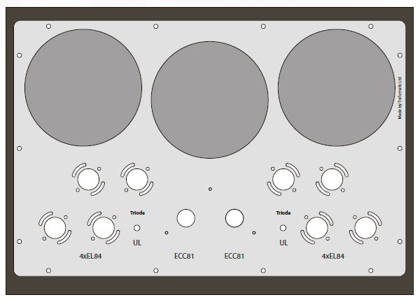 Ламповый усилитель Trafomatic Audio Premise (black/silver plates) артикул 149831Si-1 фото 3