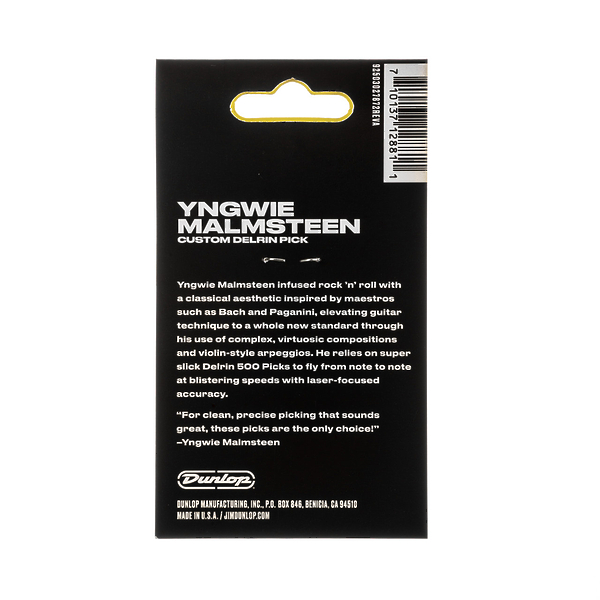 Медиаторы Dunlop YJMP02RD Malmsteen Custom Delrin (6 шт) артикул 312887Si-1 фото 3
