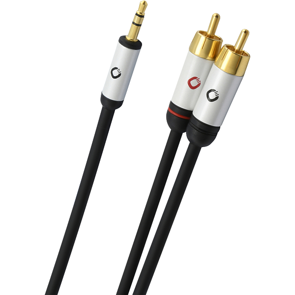 Кабель Oehlbach PERFORMANCE i-Connect jack/2RCA, 1,5m black, D1C60002 артикул 309240Si-1