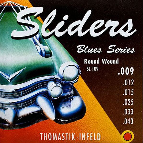 Струны для электрогитары Thomastik Blues Sliders SL109 артикул 332658Si-1