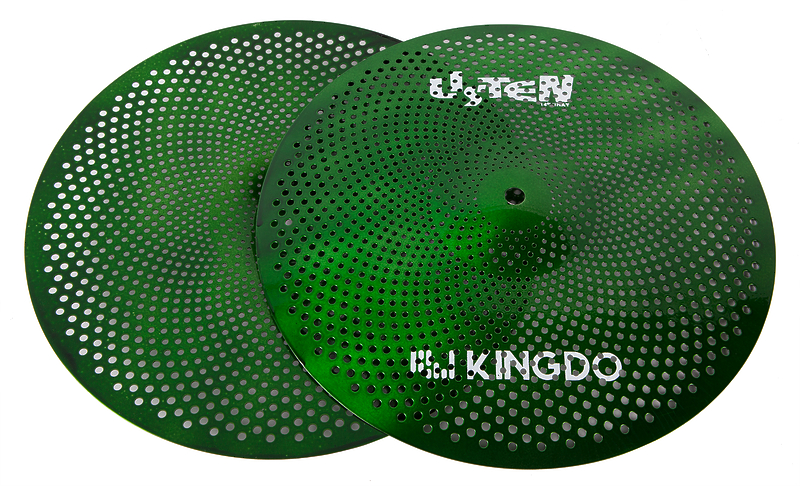 Комплект тарелок KINGDO LOW VOLUME SET 14"+16"+18"+20" GREEN артикул 320601Si-1 фото 3