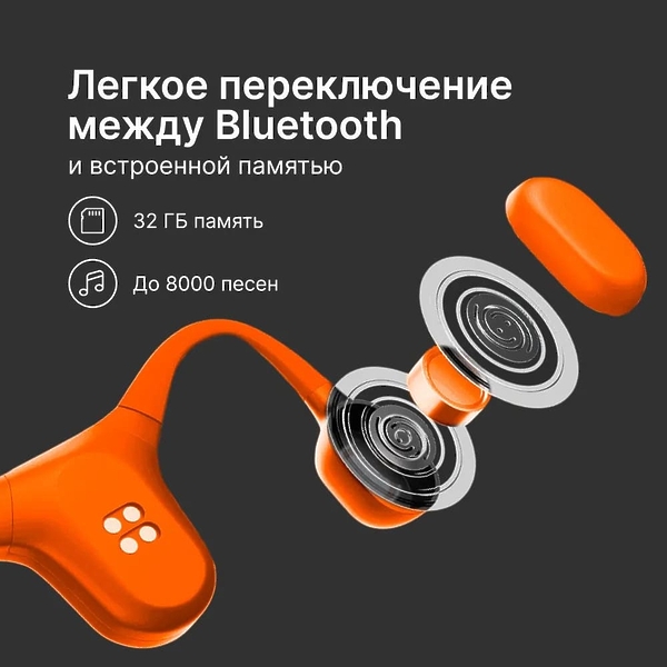 Наушники Mojawa Run Plus Orange артикул 330505Si-1 фото 4