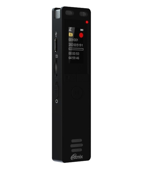 Диктофон Ritmix RR-155 16Gb Black артикул 313307Si-1