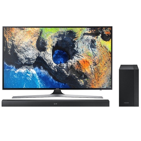 Комплект LED телевизор Samsung UE-40MU6103 + Саундбар Samsung HW-M360 артикул 177025Si-1