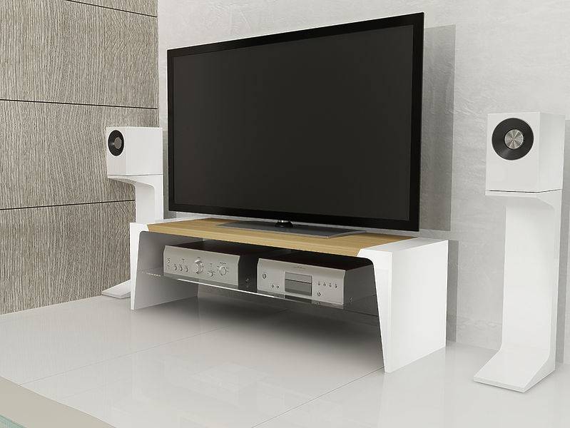 Стойки под акустику NorStone Arken Stand white артикул 100317Si-1 фото 3