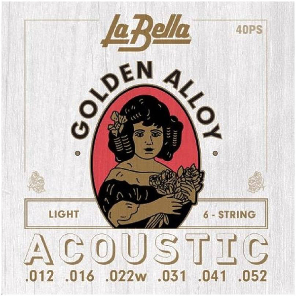 Струны для акустической гитары La Bella 40PS артикул 291641Si-1