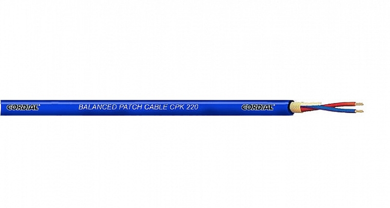 Микрофонный кабель Cordial CPK 220 BLUE артикул 300450Si-1