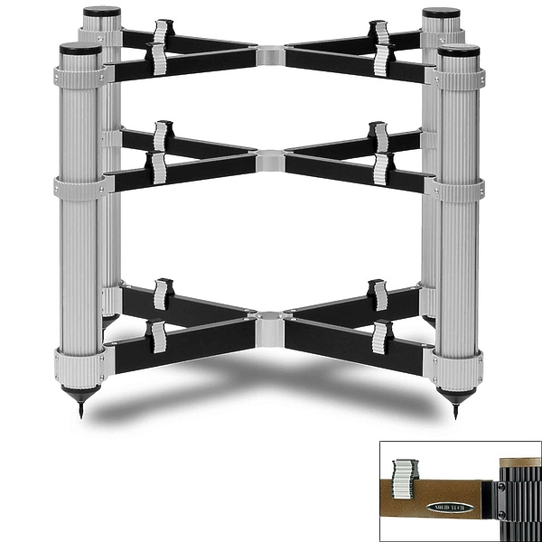 Подставка под Hi-Fi компоненты Solid Tech Rack of Silence 3 Regular Walnut/Black артикул 228349Si-1