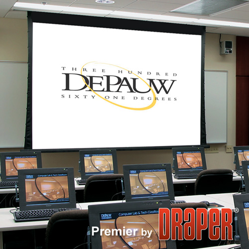 Экран Draper Premier HDTV (9:16) 269/106" 132*234 XT1000V (M1300) ebd 12" case white артикул 011192Si-1 фото 4