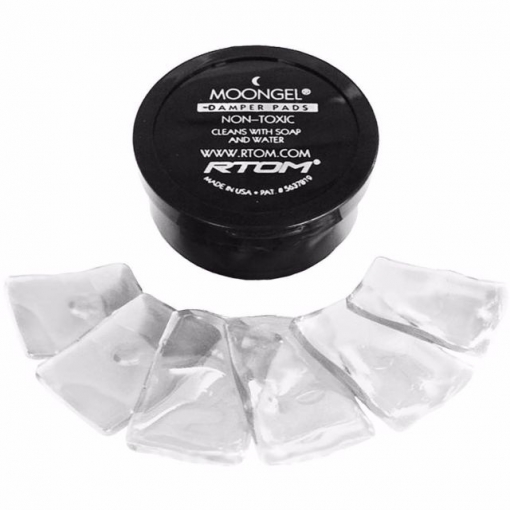 Демпферы для барабанов RTOM MOONGEL Dampers Pads Clear артикул 266779Si-1